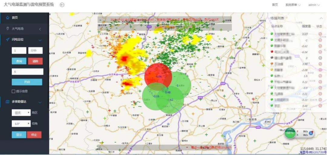 大型油氣儲存基地雷電預警系統 大型油氣儲存基地雷電預警系統