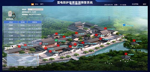 雷電防護裝置監測預警系統平臺-管理界面 雷電防護裝置監測預警系統平臺-管理界面