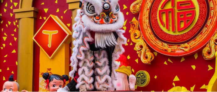 元宵節-舞獅子 元宵節-舞獅子