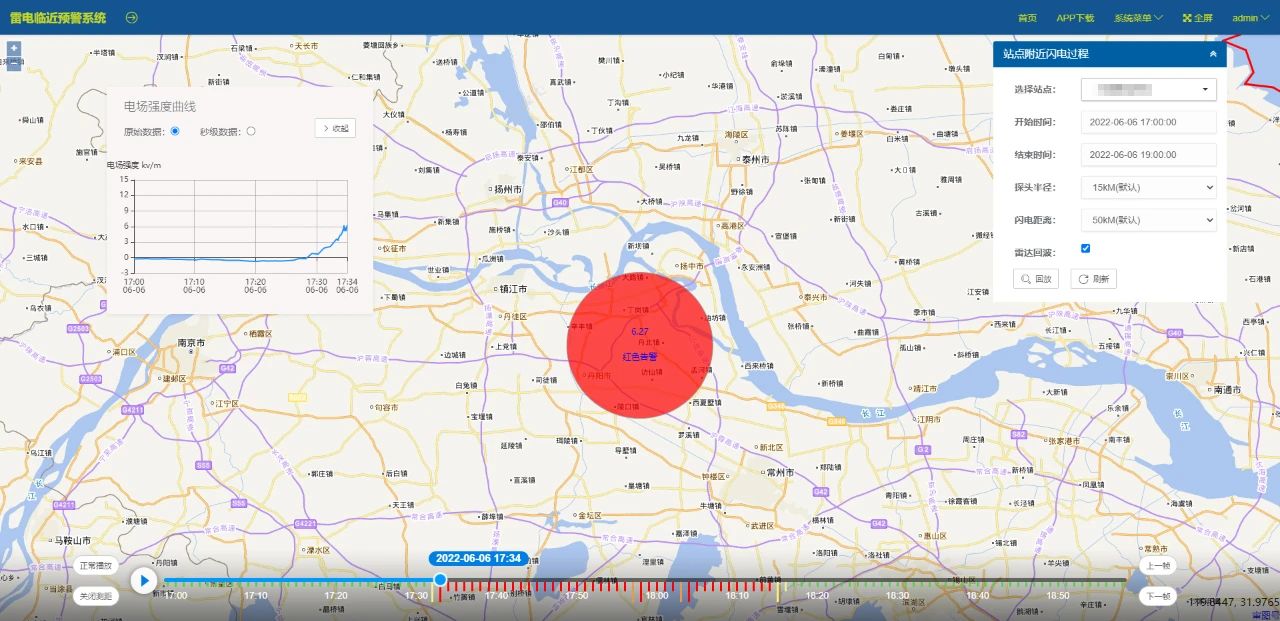 智能雷電監(jiān)測預警系統(tǒng)-三級報警 智能雷電監(jiān)測預警系統(tǒng)-三級報警