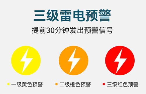 景區雷電預警系統-紅橙黃三級預警 景區雷電預警系統-紅橙黃三級預警